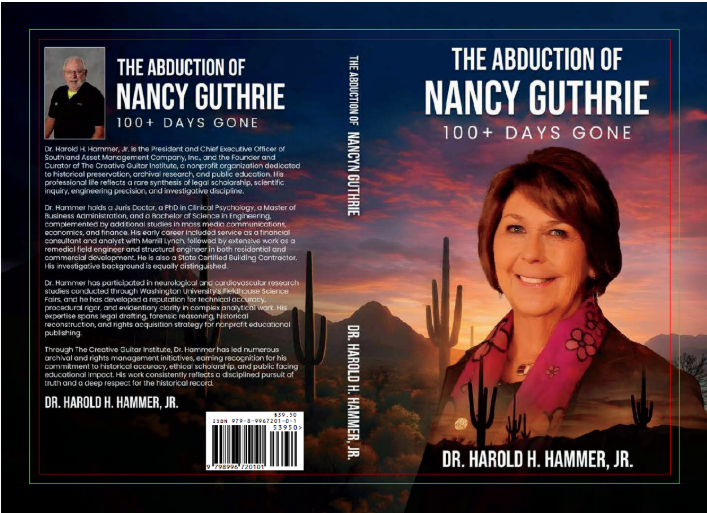 Nancy Guthrie book cover by Harold H. Hammer, Jr.